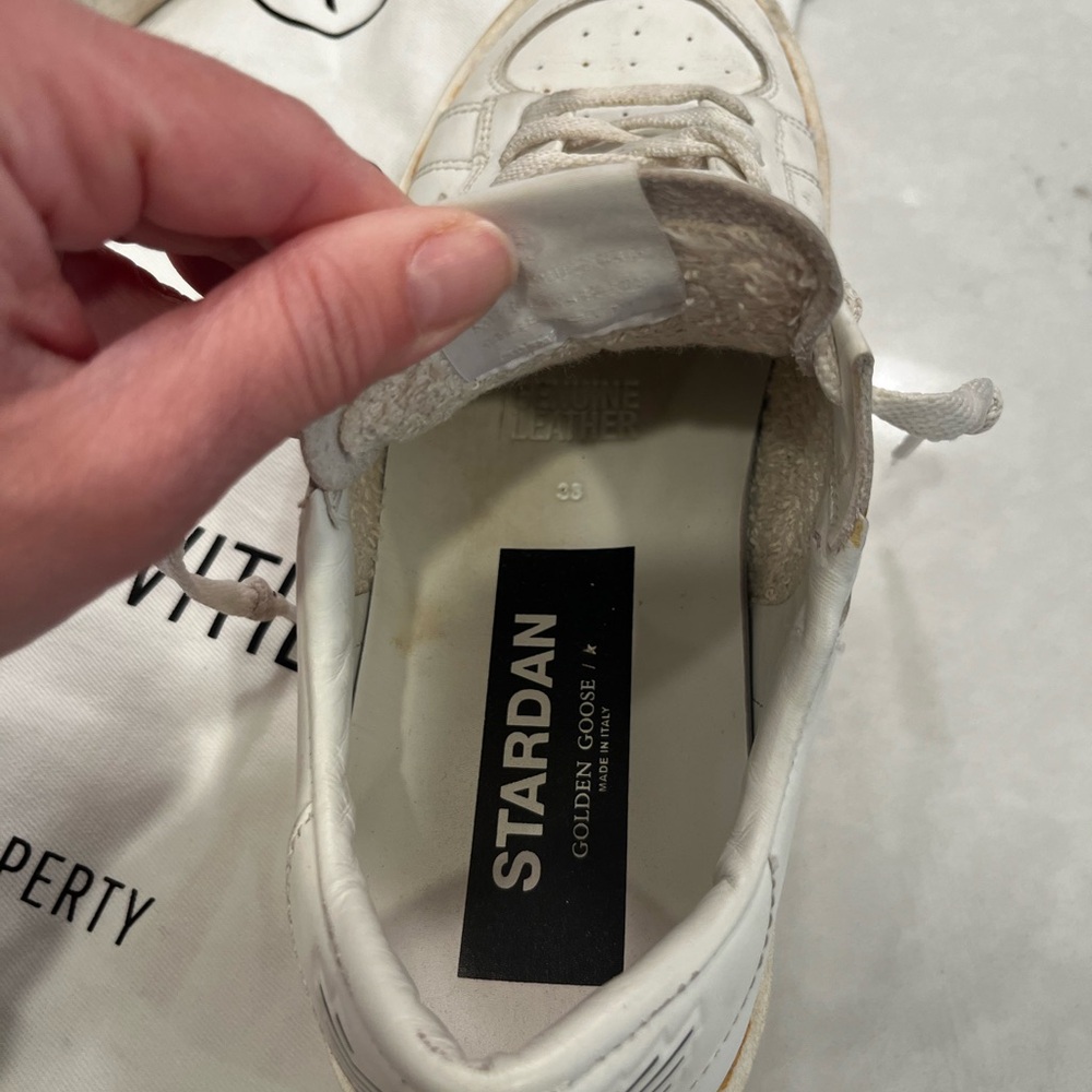 Golden Goose Stardan Women’s White Sneakers - Picture 3 of 6